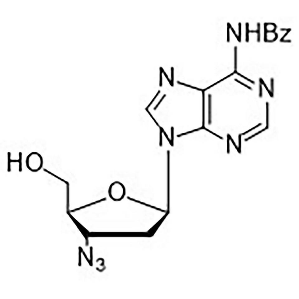 3'-Azido-N6-benzoyl-2',3'-dideoxyadenosine, 250 mg, Glass Screw-Top